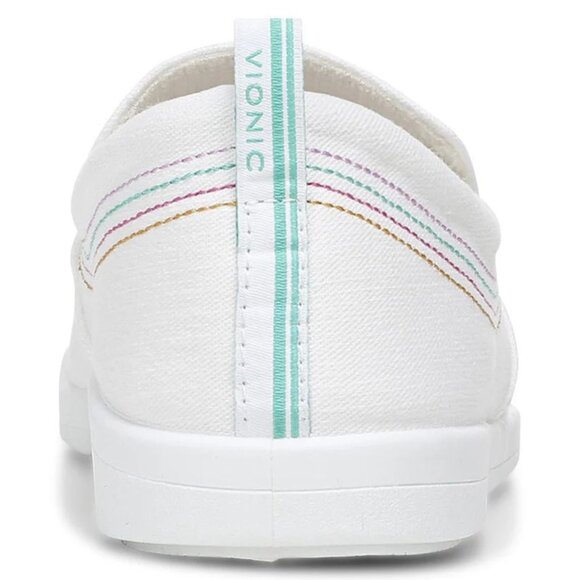 Vionic   Women's   Marshall   White   Canvas   Slip   On   Orthotic   Sneaker - Picture 4 of 7